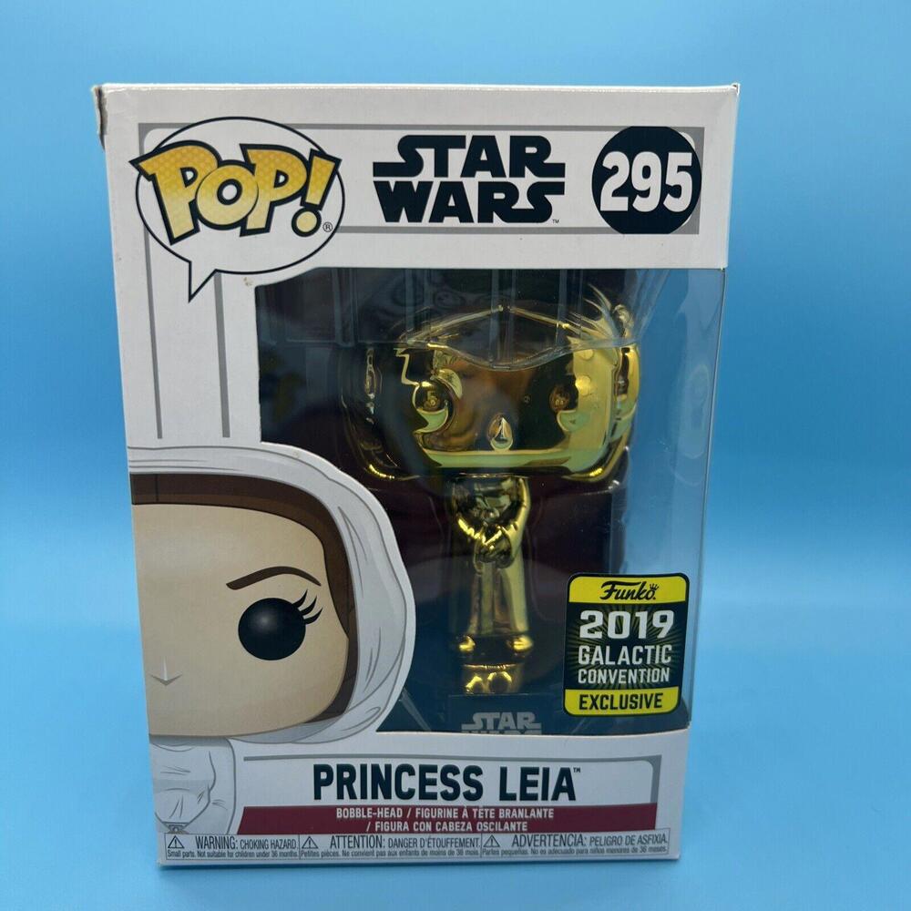 Funko Pop! Star Wars Princess Leia #295 (2019 Galactic Con Exclusive) Read